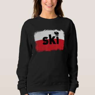SKI Polish Heritage Surname Ancestry Dyngus Day 1 Sweatshirt