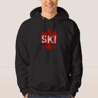 Ski Polish Surnames Ending Dyngus Day Polish Eagle Hoodie