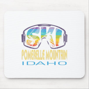 Ski Pomerelle Mountain Idaho Skiing Vacation  Mouse Pad