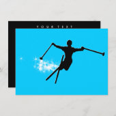 ski : powder trail (Front/Back)