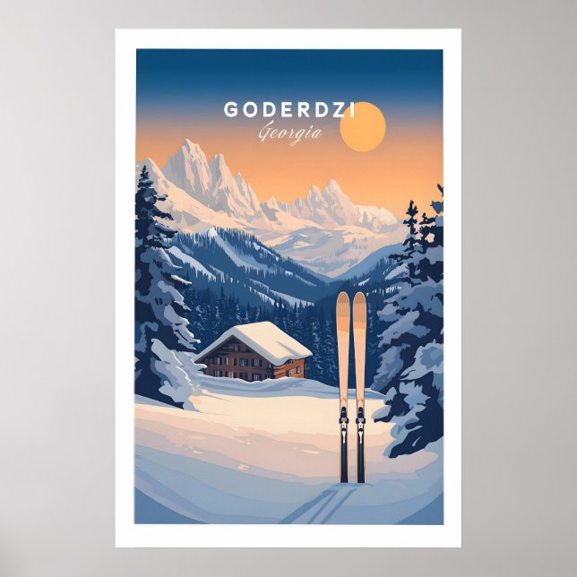 Ski Print Goderdzi Georgia 1 (Front)
