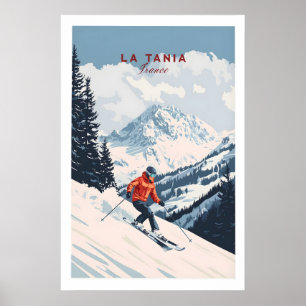 Ski Print La Tania France 1