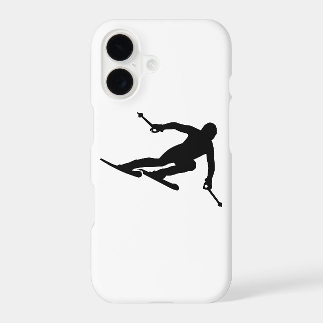 Ski racing iphone case (Back)