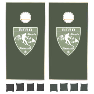 Ski Reno Nevada Cornhole Set