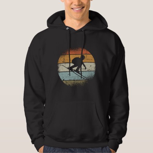 Ski Retro Design Hoodie