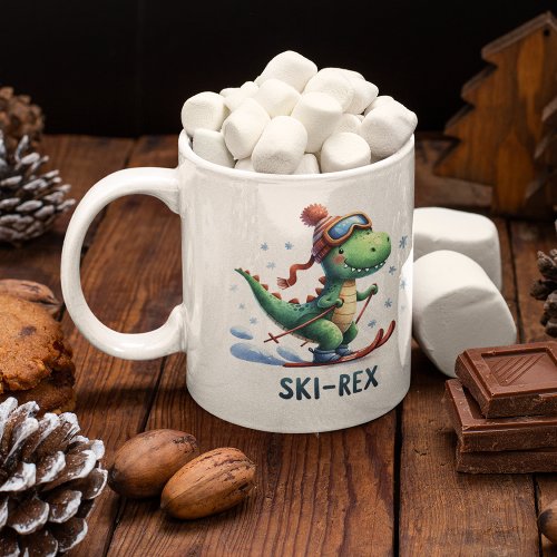 Ski_Rex Winter Fun  Coffee Mug