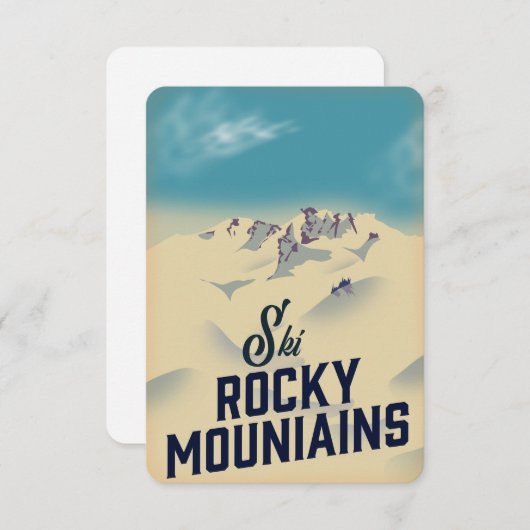 Ski Rocky Mountains USA (Front/Back)