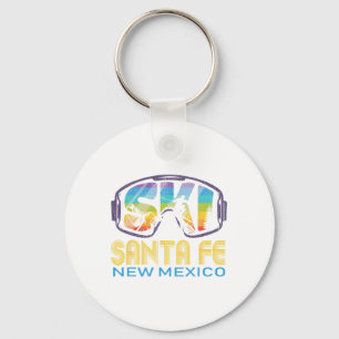 Ski Santa Fe New Mexico Skiing Vacation  Keychain