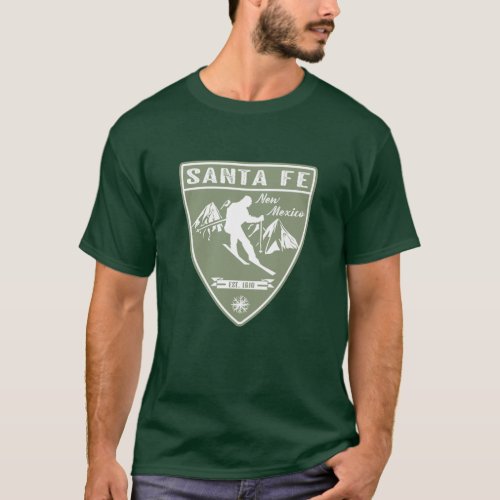 Ski Santa Fe New Mexico T_Shirt