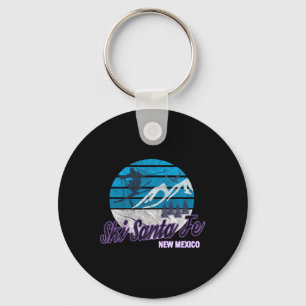 Ski Santa Fe New Mexico Usa Ski Resort Snowboardin Keychain