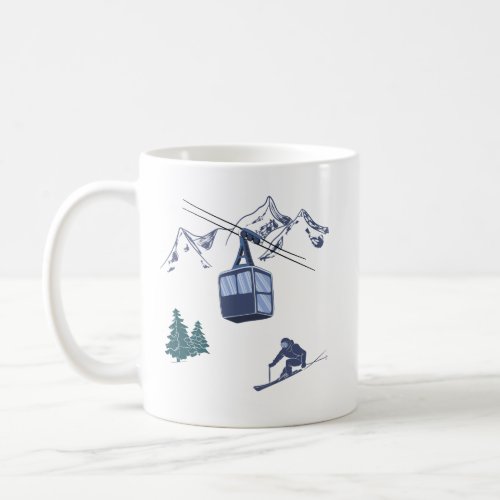 Ski Scene Winter Sports Coffee Mug