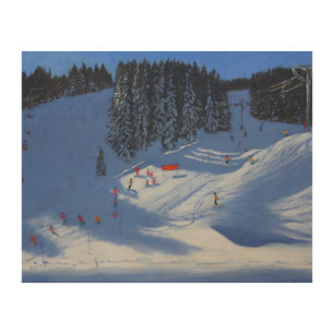 Ski school Morzine 2014 Wood Wall Decor