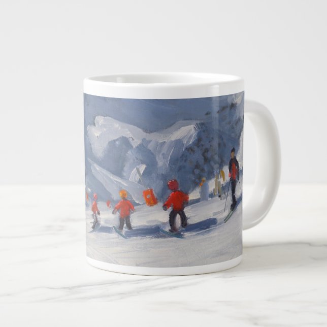 Ski School Tignes 2009 Giant Coffee Mug (Front Right)