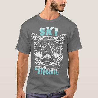 Ski Skier Skiing Lil Miss Skier T-Shirt