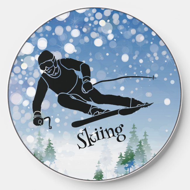 Ski Skiing Design Wireless Charger
