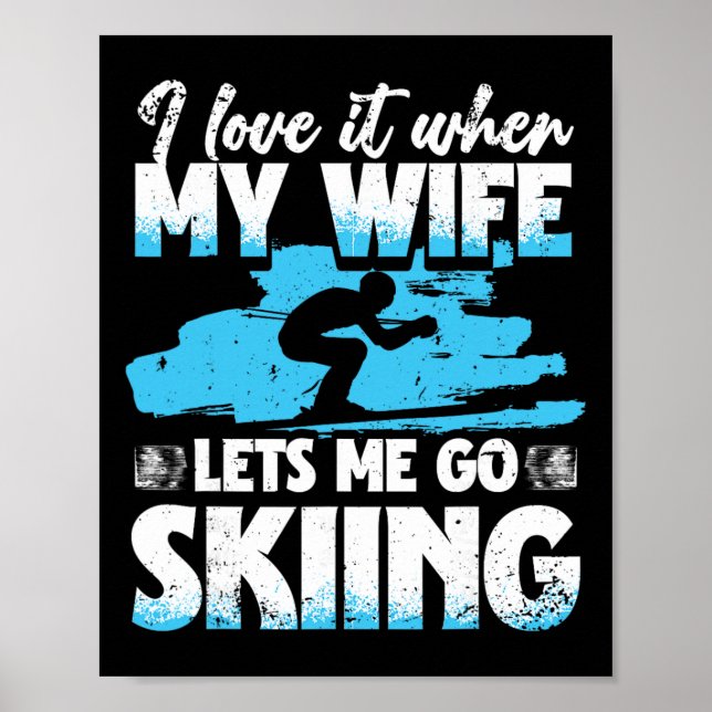 Ski Skiing Winter Sport _1  Poster (Front)