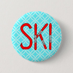 Ski Skis Button