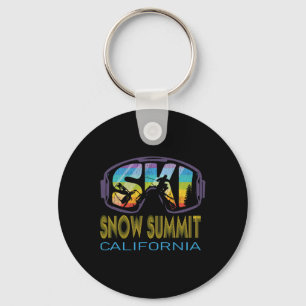 Ski Snow Summit California Skiing Vacation Keychain