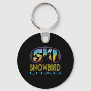 Ski Snowbird Utah Skiing Vacation Keychain