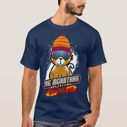 Ski Snowboard Goggles Funny Skiing Snowboarding T_Shirt