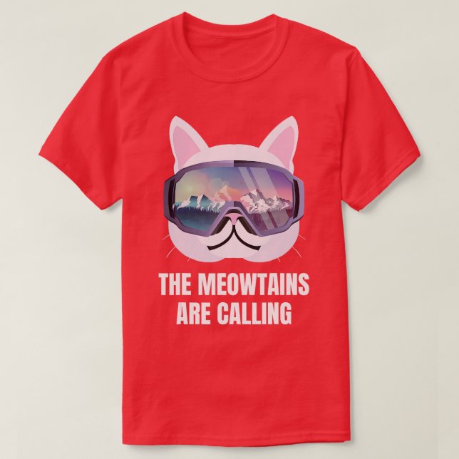 Ski Snowboard Goggles Funny Skiing Snowboarding  T-Shirt (Design Front)