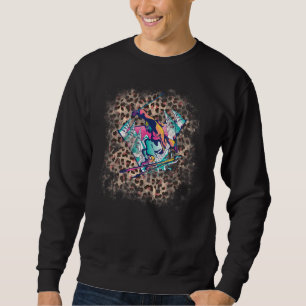 Ski Snowboard Goggles Skiing Mountain Ape Snowman Sweatshirt
