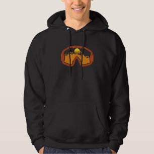 Ski Snowboard Goggles Skiing Snow Mountain Winter  Hoodie