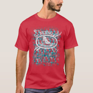 Ski Snowboard Shirt Goggles Skiing Mountain Ape Sn