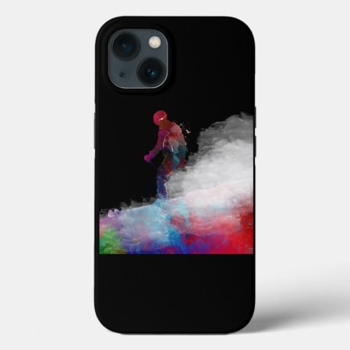 Ski sport art ski sport Skiing Lover iPhone 13 Case