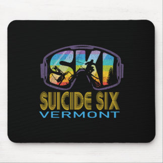 Ski Suicide Six Vermont Skiing Vacation  Mouse Pad