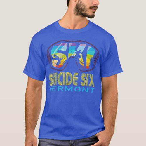 Ski Suicide Six Vermont Skiing Vacation  T_Shirt