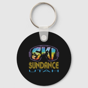 Ski Sundance Utah Skiing Vacation Keychain