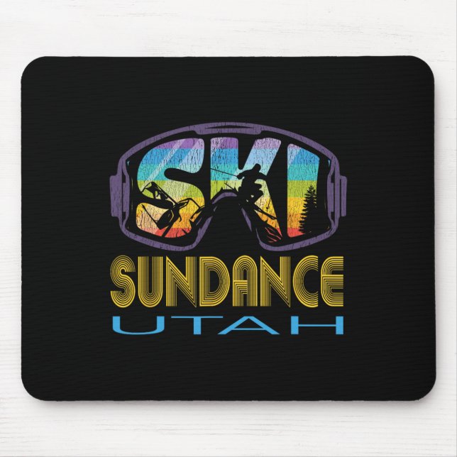 Ski Sundance Utah Skiing Vacation  Mouse Pad (Front)