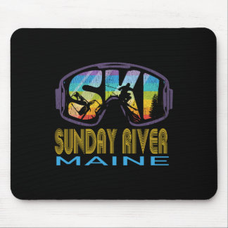 Ski Sunday River Maine Skiing Vacation Mouse Pad
