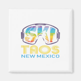 Ski Taos New Mexico Skiing Vacation  Magnet