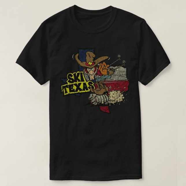 Ski Texas 1985 T-Shirt (Design Front)