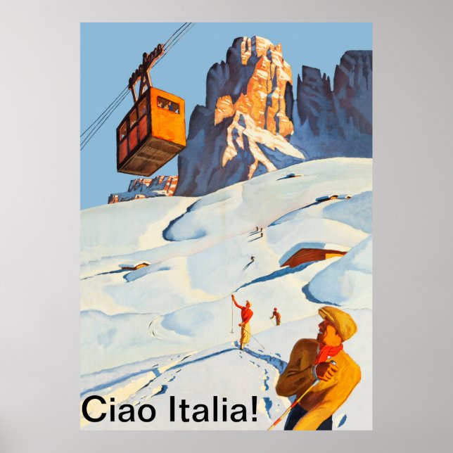 Ski Track in Italy Poster (Front)
