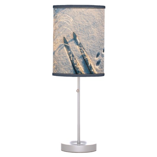 Ski track table lamp (Front)