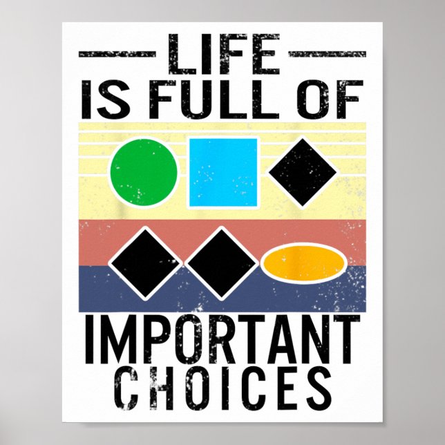 Ski Trail Signs Life Full Choices Skiing Skier Sno (Front)