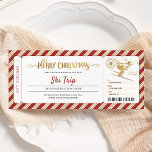 Ski Trip Christmas Gift Ticket Voucher Invitation<br><div class="desc">Ski Trip Christmas Gift Ticket Voucher Invitation. Ski vector Designed by macrovector / Freepik.</div>