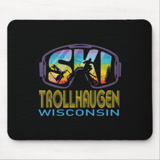 Ski Trollhaugen Wisconsin Skiing Vacation  Mouse Pad