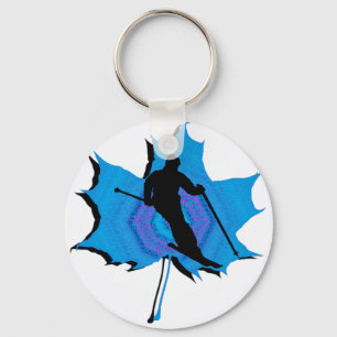 SKI UPPER WHISTLER KEYCHAIN