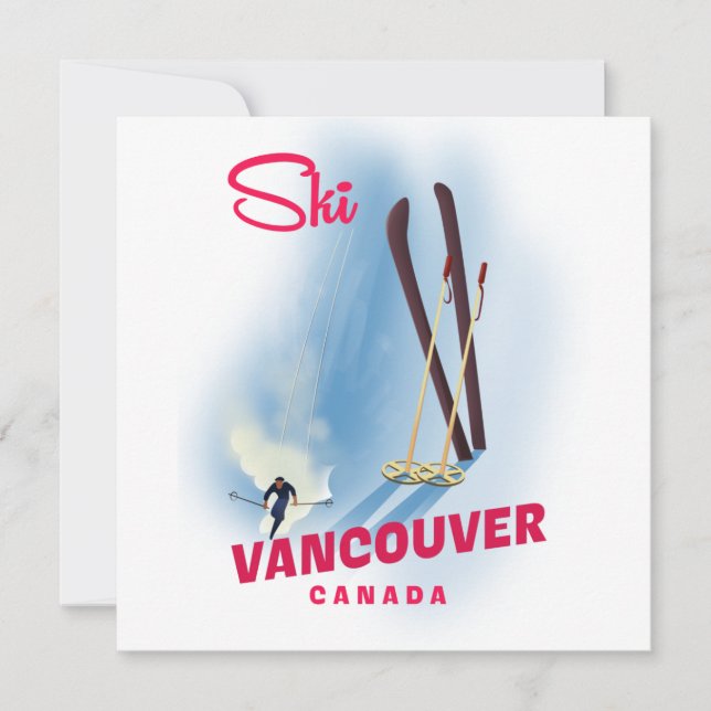 Ski Vancouver Canada Magnet (Front)