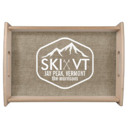 Ski Vermont Jay Peak Killington Stowe Stratton Serving Tray