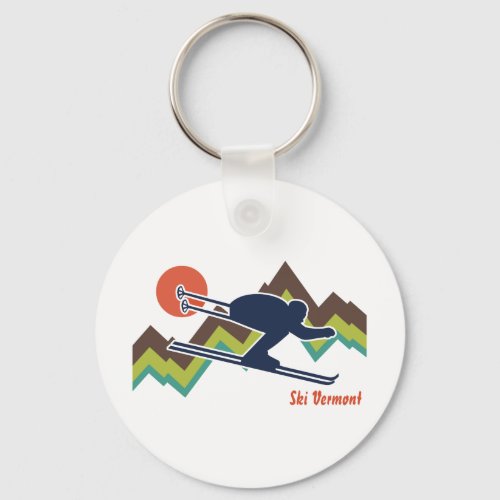 Ski Vermont Keychain