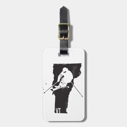 Ski Vermont Luggage Tag