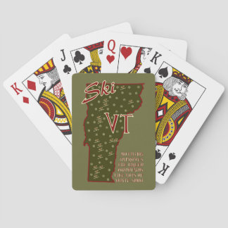 Ski Vermont Playing Cards