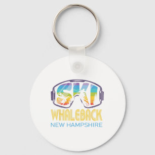 Ski Whaleck New Hampshire Skiing Vacation Keychain