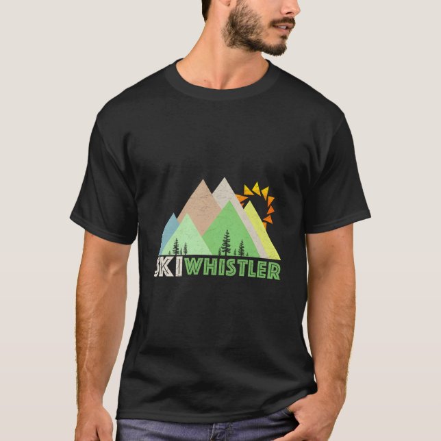 Ski Whistler Whistler Bc T-Shirt (Front)