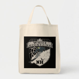 Ski White Mountains, NH Tote Bag